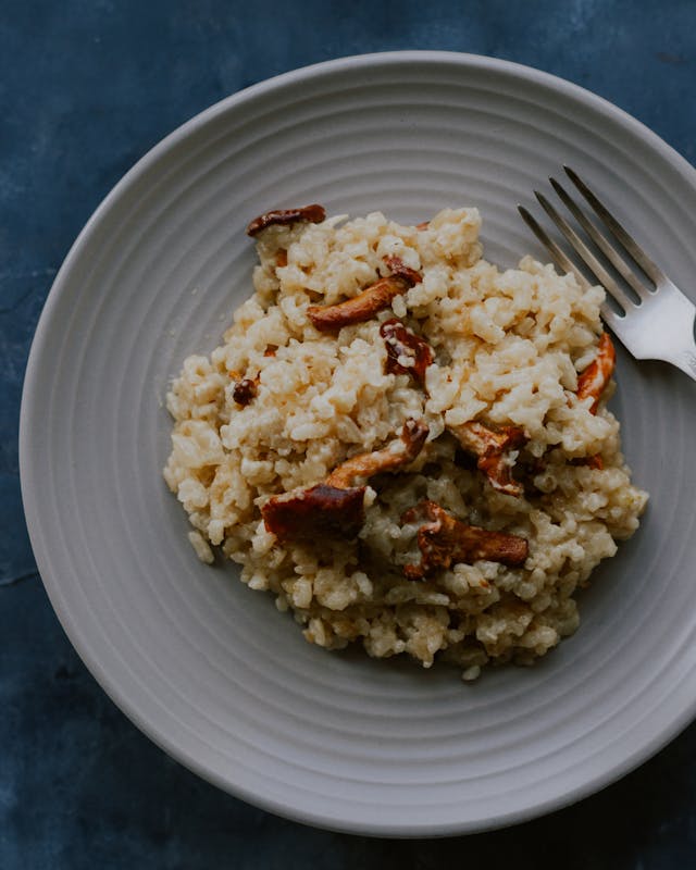 Weißwein zum Kochen von Risotto