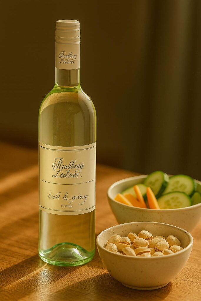 Wenige Kalorien mit Wein durch Gesunde Knabbereien