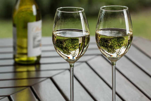 Gewürztraminer bei der Degustation